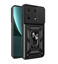 Coverzone Infinix Note 30 Pro ?le Uyumlu PhoenixShield Kamera Korumal? Kapak Tam Koruma Manyetik Vega Kapak Siyah