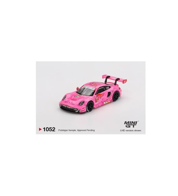 Mini GT 1052 Porsche 911 GT3 R #77 AO Racing 2024 IMSA Road