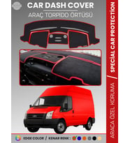 FORD TRANSİT (2013-2018) KAPAKLI Torpido Örtüsü Torpido Koruma Tam Uyum Kaymaz Kolay Montaj
