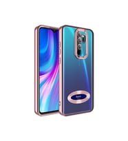 Xiaomi Redmi Note 8 Pro Uyumlu Kılıf Kamera Korumalı Logo Gösteren Zore Omega Kapak