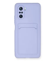 Newface Xiaomi Mi 11i Kılıf Kelvin Kartvizitli Silikon - Lila