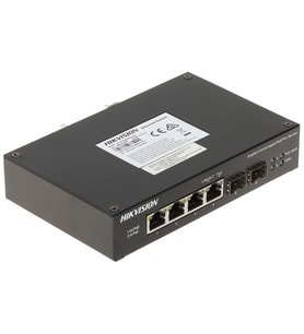HIKVISION DS-3T0506HP-E/HS(O-STD 4 PORT 10/100/1000 3XGIGA POE + 1XGIGA Hİ-POE 2 X SFP 60W YONETILEMEZ SWITCH