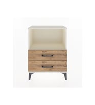 Arges Komodin Tek Raflı 2 Çekmeceli 60x30x80 Aytaşı-Çam
