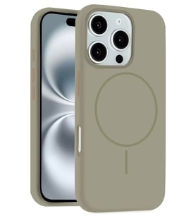 iPhone 16 Pro Max Kılıf Jully Magsafe Kapak - Çöl Titanyum