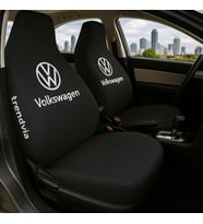Volkswagen Araç Ön ve Arka Koltuk Kılıfı – Penye Oto Servis Koruma Kılıfı (Siyah)