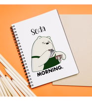 We Bears Kafadar Ayılar Tasarımlı Kişiye Özel Defter