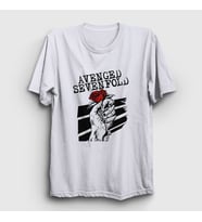 Presmono Unisex Beyaz Rose Avenged Sevenfold T-Shirt 386750tt