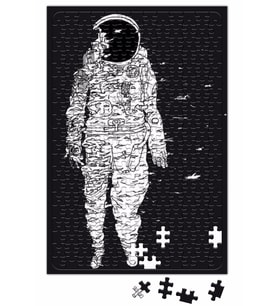 Astronauta Lunatico Puzzle 240 Parça Yapboz