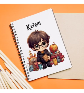 Harry Potter Tasarımlı Kişiye Özel Defter