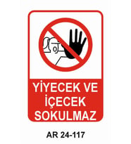 İŞ GÜVENLİĞİ UYARI LEVHASI 1 ADET PVC 21 X 29CM