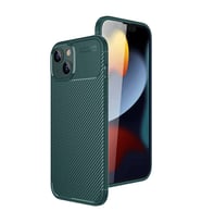 Apple İphone 15 Kılıf Auto Focus Karbon Kapak - Yeşil