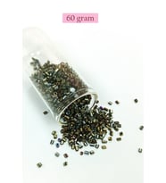 Kesme Cam Boncuk 2mm - 60 Gram - Asker Yeşili - BNC388