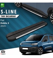 S-Dizayn Fiat Doblo 3 S-Line Krom Yan Basamak 203 Cm 2023 Üzeri