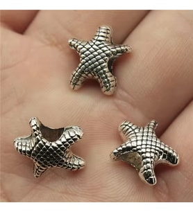 Deniz Yıldızı, Takantakana Worldshop, Pandora, Bileklik Uyumlu, Gümüş, Charm  (1Adet)