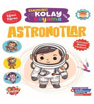 Etkinlikli Kolay Boyama -Astronotlar