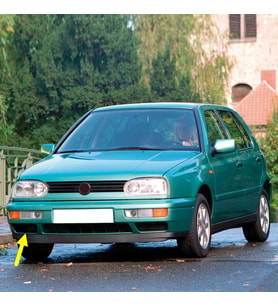 VW Golf 3 1991-1997 Ön Tampon Sağ Havalandırma Izgarası 1H6853666A