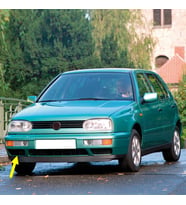 VW Golf 3 1991-1997 Ön Tampon Sağ Havalandırma Izgarası 1H6853666A