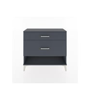 Arges Şifonyer 2 Çekmeceli 88x30x80 Antrasit-Antrasit