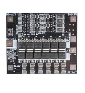 3S 50A 11.1V BMS Pil Koruma  Kartı 18650 lityum Li-ion Batarya