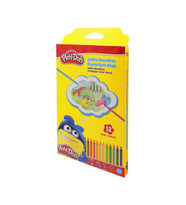 Play-Doh 12 Renk Woodfree Jumbo Üçgen Kuru Boya 