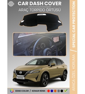NİSSAN QASHQAİ J12 (2021-2025) Torpido Örtüsü Ön Göğüs Koruma Araca Özel Çatlamayı Önler Kaymaz