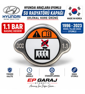 HYUNDAI 1.1 BAR SU RADYATÖRÜ KAPAĞI – ORİJİNAL KORE ÜRÜNÜ