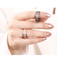 ROSE GOLD GÜMÜŞ ÇİFT ALYANS / SÖZ-NİŞAN YÜZÜKLERİ / TEKTAŞ HEDİYE ATS