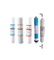 AQUAFLY Su Arıtma Filtresi 5li Takım Arıtıcı Filtresi 10" AÇIK KASA CİHAZ UYUMLU (Bej)