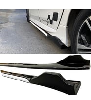 Alfa Romeo 75 Beyaz Şeritli Renkli Yan Marşpiyel 2 Adet Piona Black