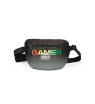Coral High Siyah Gri Gamer Desenli Bel Çantası 11548
