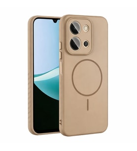 Xiaomi Redmi 15C Uyumlu Kılıf M-safe Şarj Özellikli Zore Tea Kapak