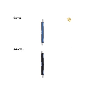 Uyumlu Galaxy A12 Tuş Takımı Mavi Düğme seti tuş takımı buton açma-kapama düğmesi