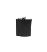 Siyah 9 Oz Çelik Cep Matarası Viski Kanyak Kamp İçki Şişesi 270 ml Matara