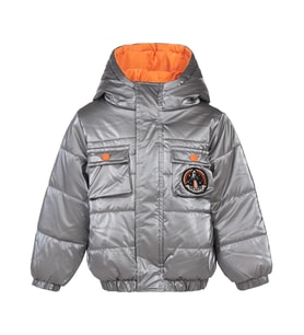 Civil Boys Astronot Baskılı 2-5 Yaş Mont - Gri