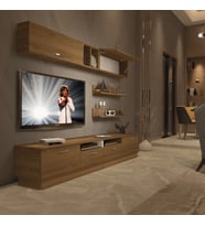 Decoraktiv Trendstyle 5220 Mdf Tv Ünitesi Tv Sehpası - Naturel Pera (PERA MODA)