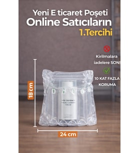 24X19 cm 20 adet Havalı Kargo Poşeti Airbag/Airbed/Airpack/Airpak Ambalaj