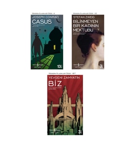 Casus + Bilinmeyen Bir Kadının Mektubu + Biz- 3 Kitap Set - Iş Bankası Özel Set Casus Kitabı