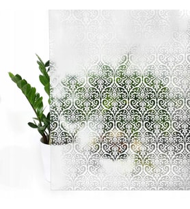 Alkor 380-0009 Damask Desen Yapışkanlı Cam Folyo (45cm x 1mt)
