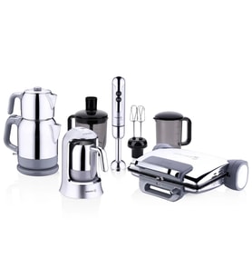 Korkmaz A1827 Inox 14 Parça Elektro Set (Gri)