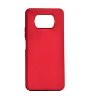 Xiaomi Poco X3 Kılıf Biye Yumuşak Silikon Case (Kırmızı)