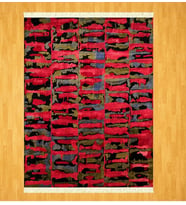 Çağdaş Desenli 200 X 300 İpek Halı