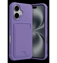 iPhone 17 Kelvin Kartvizitli Silikon - Lila