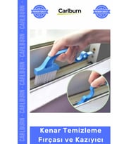 Özel Üretim Kapı Pencere Oluğu Dar Alan Pratik Asılabilir Saplı Kenar Temizleme Fırçası Kazıyıcı