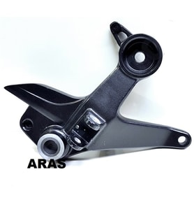 TVS RTR APACHE 150 Sürücü Ayaklığı Braketi Sağ (ÖN SAĞ BRAKET ) 2013-2016-ARASMOTO (Siyah)