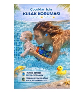Silikon Kulak Tıkacı - 6'lı Özel Kutulu - Su Geçirmez ve Gürültü Önleyici