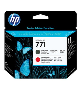 Hp 771-CE017A Mat Siyah & Kromatik Kırmızı Baskı Kafası