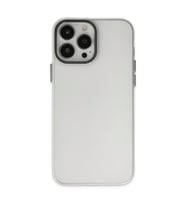 Apple İphone 13 Pro Max Kılıf Modos Metal Kapak - Şeffaf