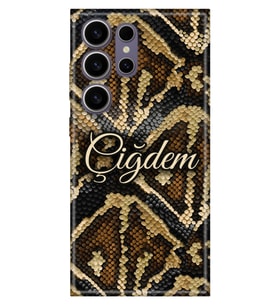 Samsung Galaxy S21 S22 S23 S24 S25 S26 Ultra Plus FE Kılıf İsim Yazılı Kişiye Özel - Model-4 (Çok Renkli)