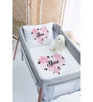 %100 Delux Pamuk Isme Özel 70x120 Park Yatak Nevresim Takımı