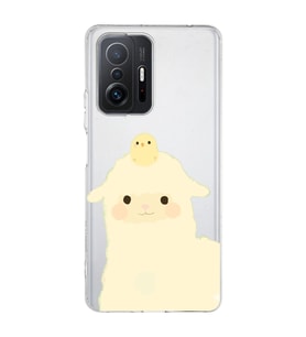 Xiaomi Mi 11T - 11T Pro Uyumlu Sevimli Hayvan Tasarımlı Şeffaf Telefon Kılıfı